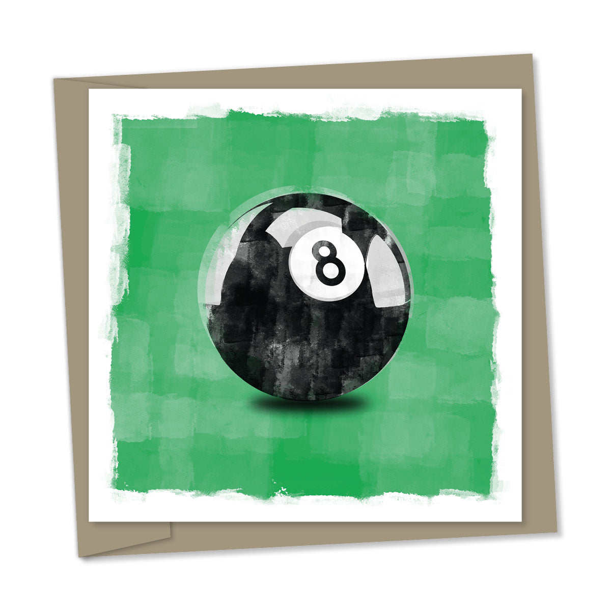 8th birthday card – 8 pool ball