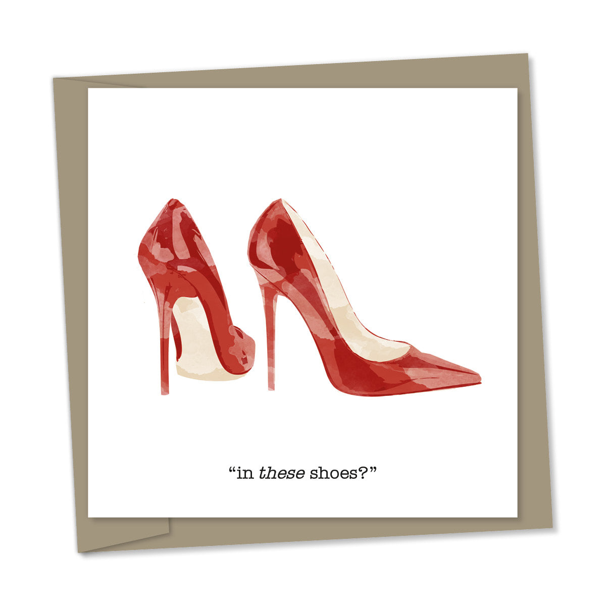high heels – “in these shoes?” – christian louboutin