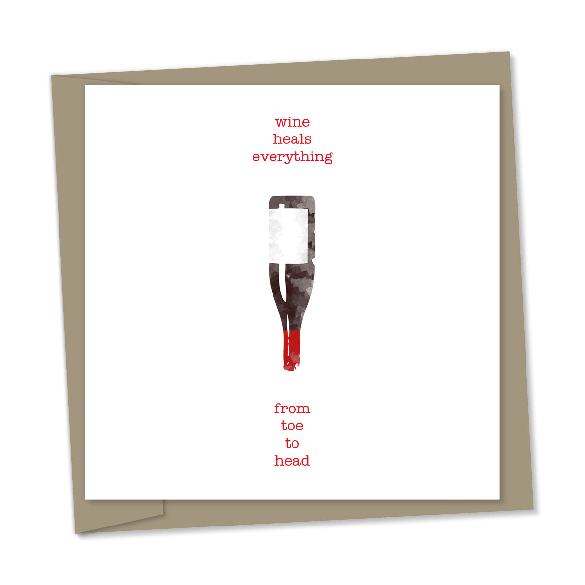 wine heals everything – from toe to head