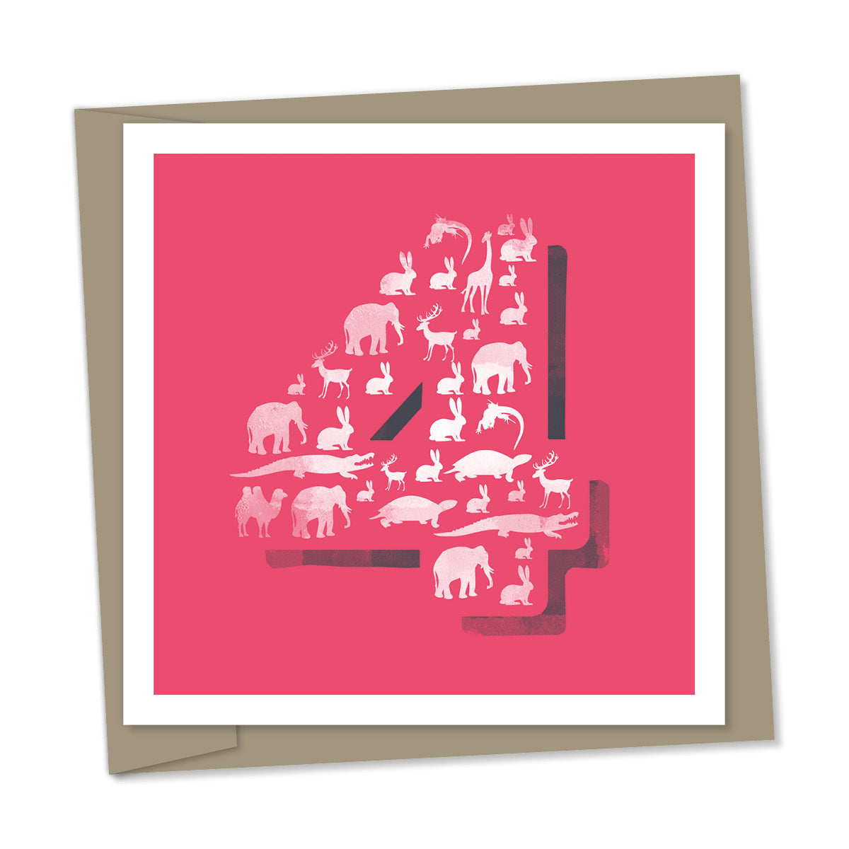 4th birthday – elephants, deer, alligators