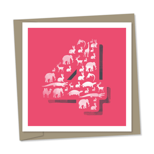 4th birthday – elephants, deer, alligators