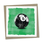 8th birthday card – 8 pool ball