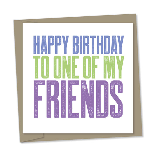 happy birthday to one of my friends