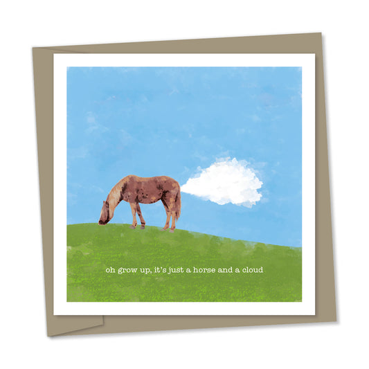 oh grow up, it's just a horse and a cloud