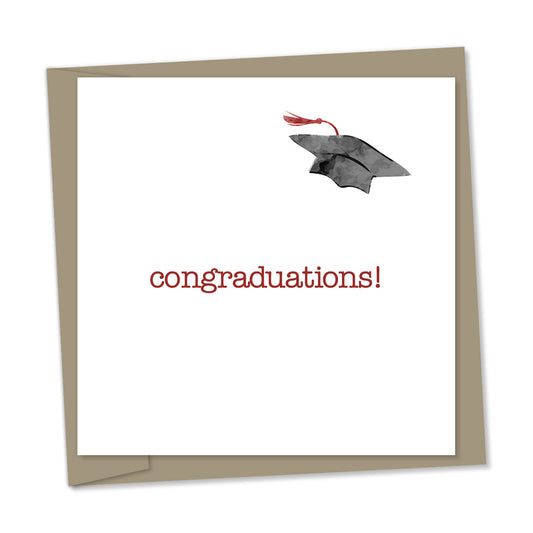 congraduations – mortar board congratulations