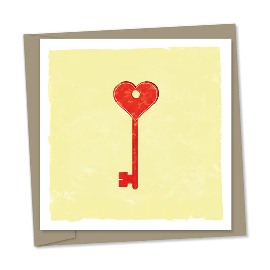 heart shaped key
