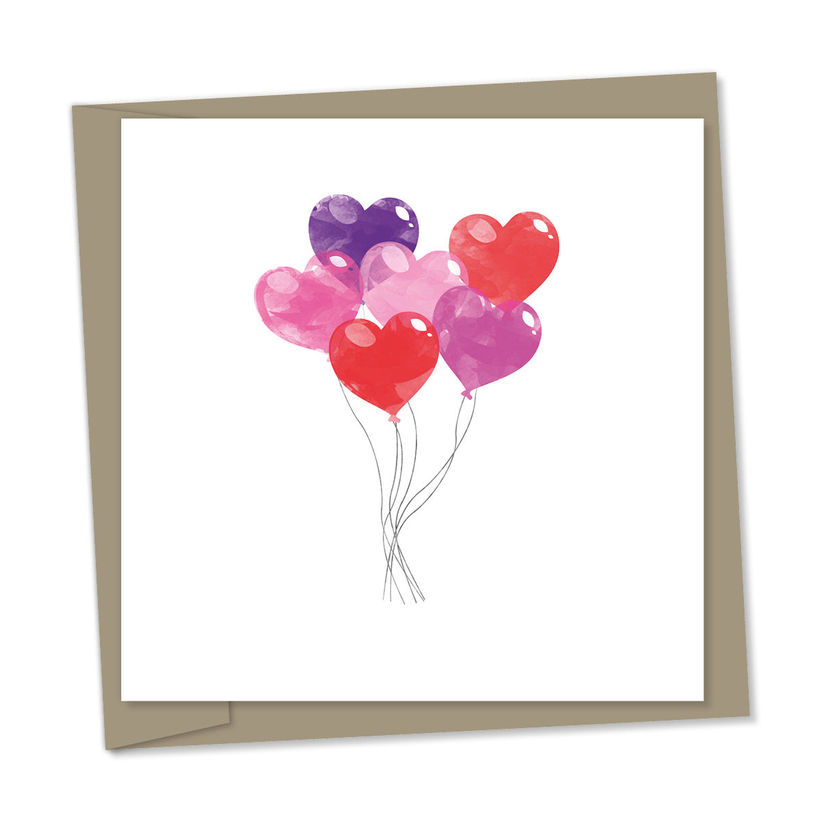 heart shaped balloons – pinks/reds/purples