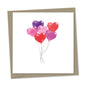 heart shaped balloons – pinks/reds/purples