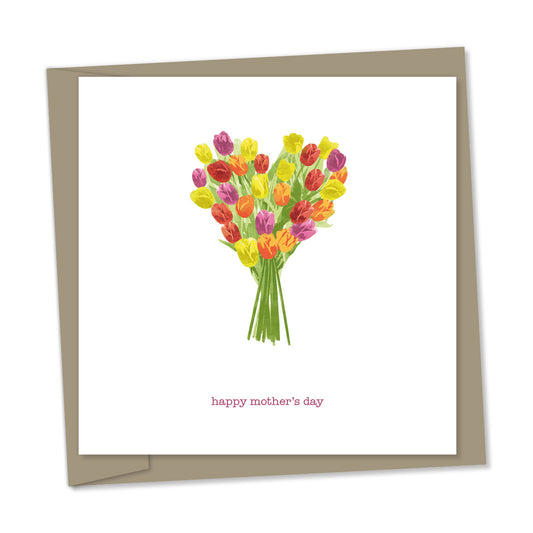 heart shaped tulips – mother's day