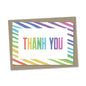 thank you – diagonal coloured lines