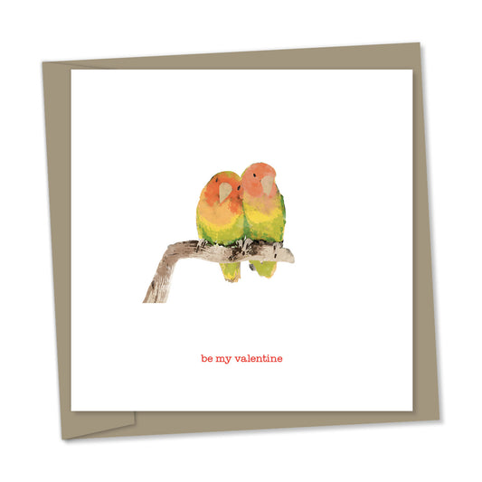 love birds – be my valentine