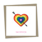 happy valentine’s pride paper heart