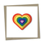pride rainbow heart