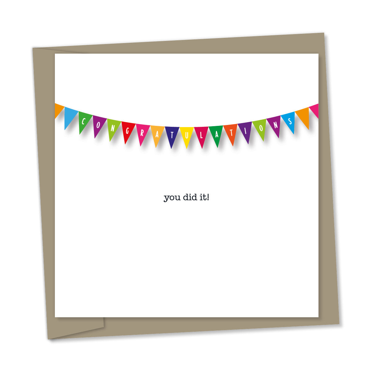 congratulations you did it – bunting