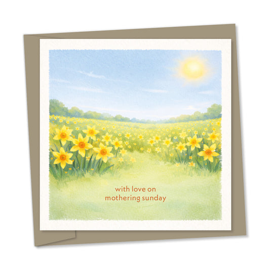 mothering sunday – meadow of daffodils